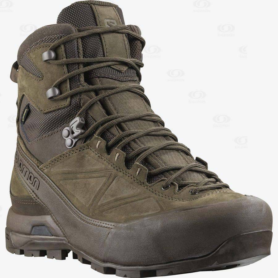 Botas Impermeables Salomon X ALP GORE-TEX FORCES Mujer Marrom | MX-N1484