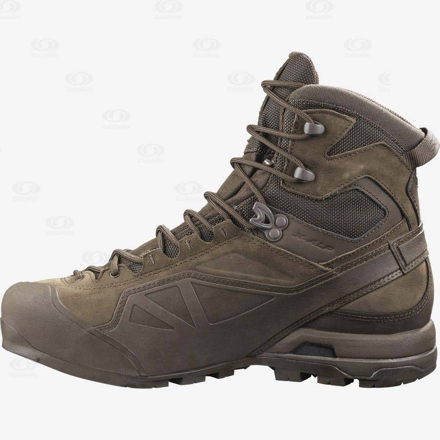 Botas Impermeables Salomon X ALP GORE-TEX FORCES Mujer Marrom | MX-N1484