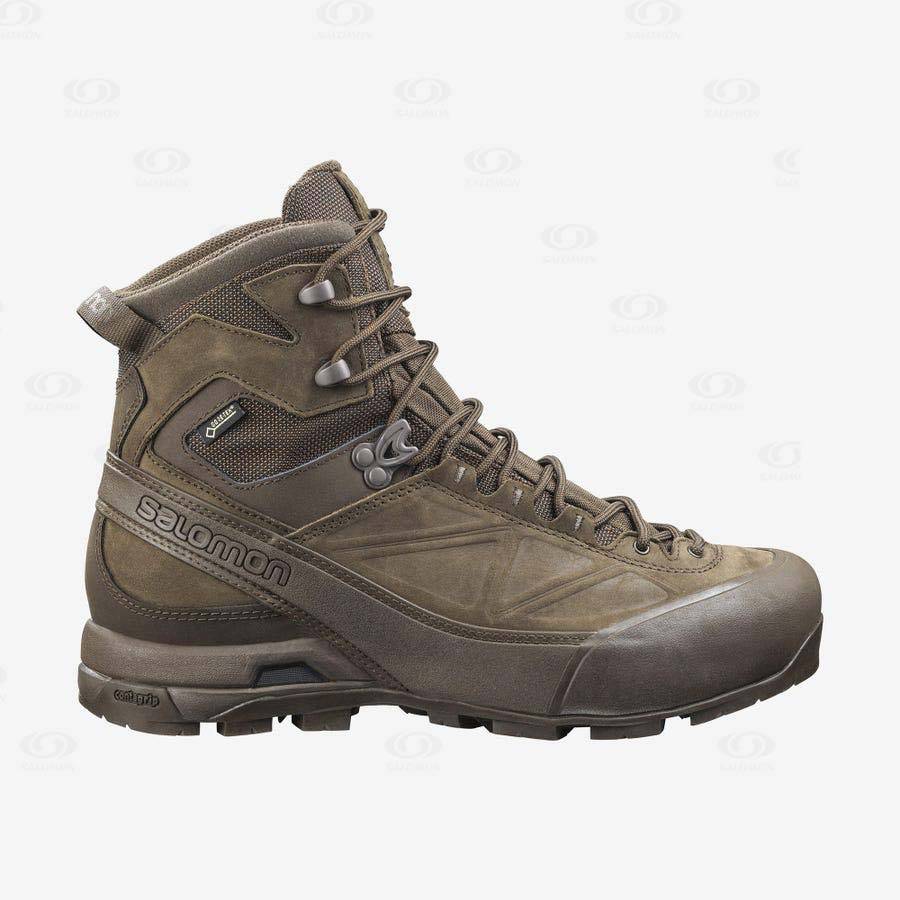 Botas Impermeables Salomon X ALP GORE-TEX FORCES Mujer Marrom | MX-N1484