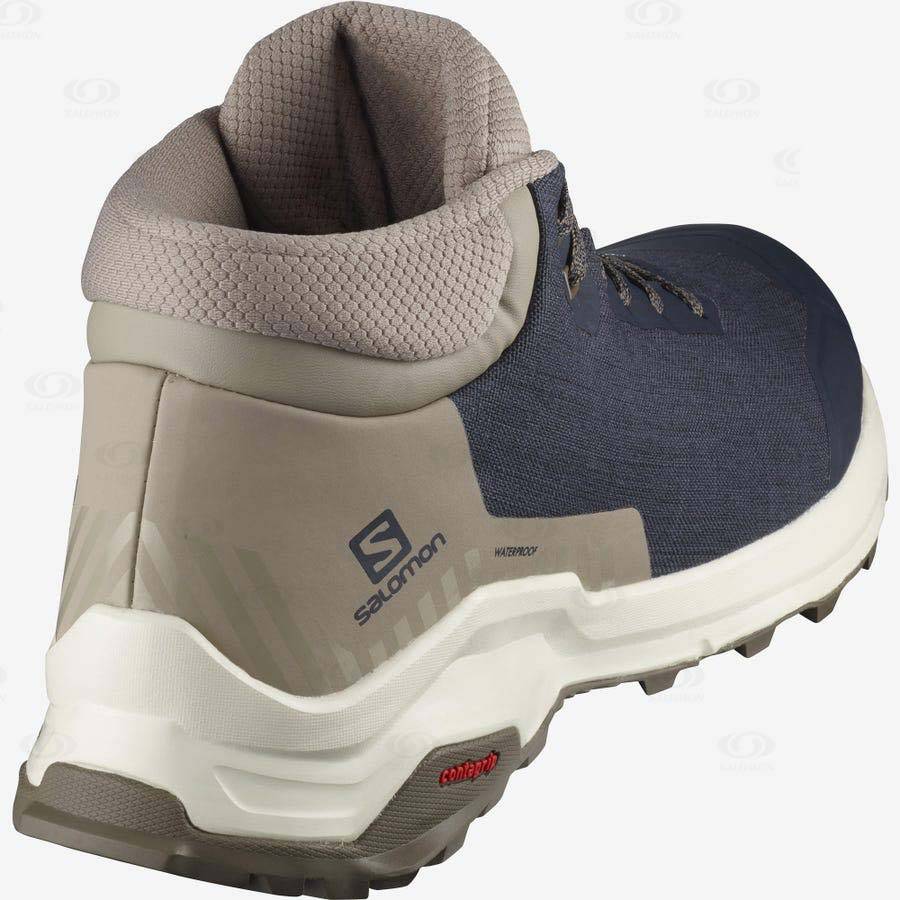 Botas Impermeables Salomon X REVEAL CHUKKA CLIMASALOMON™ Hombre Marrom | MX-M1363