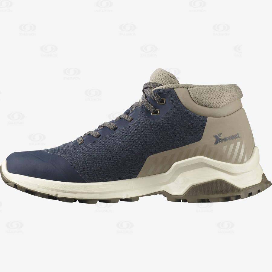 Botas Impermeables Salomon X REVEAL CHUKKA CLIMASALOMON™ Hombre Marrom | MX-M1363