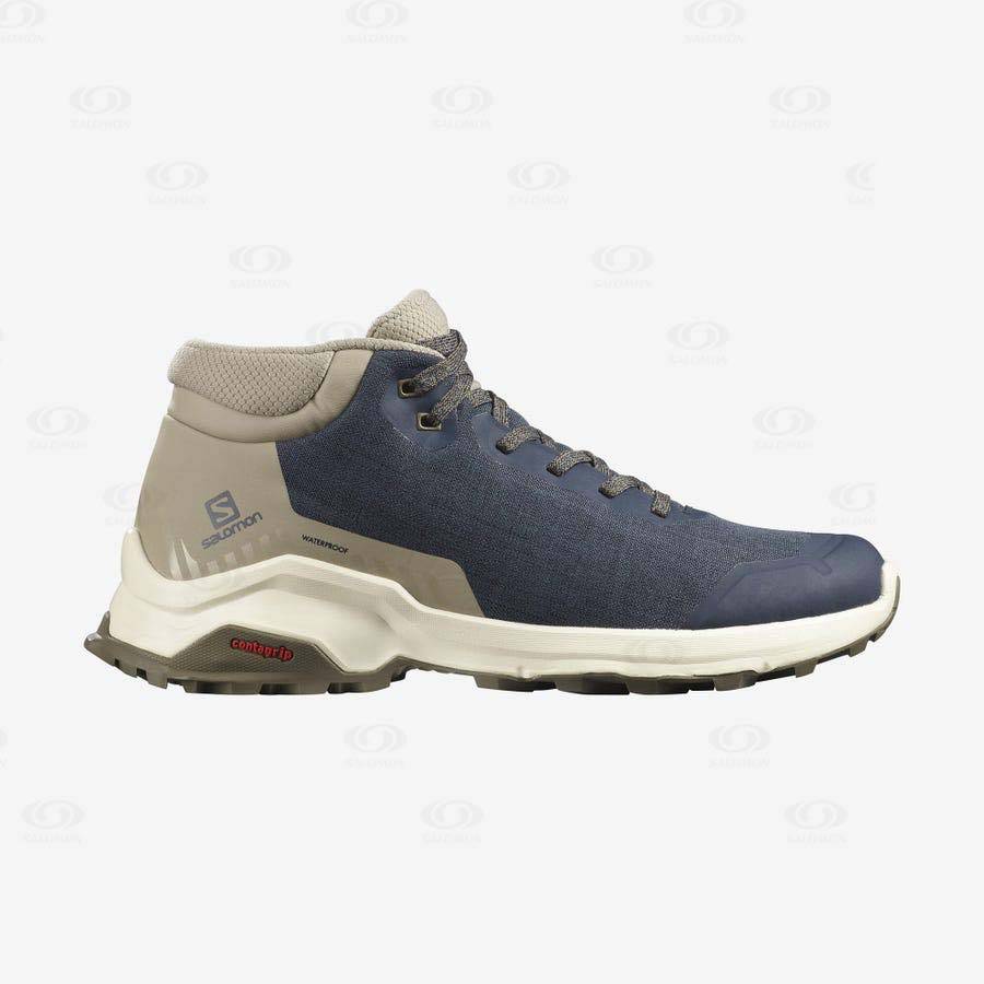 Botas Impermeables Salomon X REVEAL CHUKKA CLIMASALOMON™ Hombre Marrom | MX-M1363