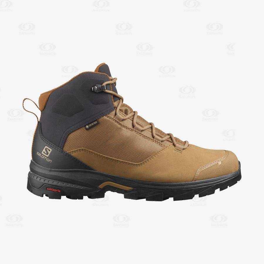 Botas Montaña Salomon OUTWARD GORE-TEX Hombre Negros Marrom | MX-S1317