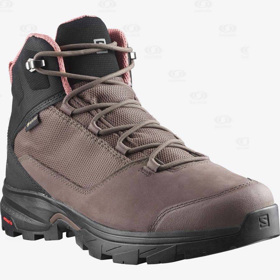 Botas Montaña Salomon OUTWARD GORE-TEX Mujer Marrom | MX-A2606