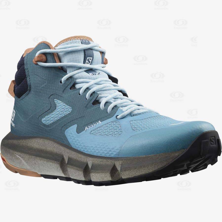 Botas Montaña Salomon PREDICT HIKE MID GORE-TEX Mujer Azules | MX-N1155