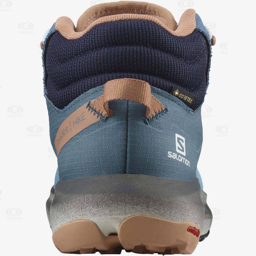 Botas Montaña Salomon PREDICT HIKE MID GORE-TEX Mujer Azules | MX-N1155