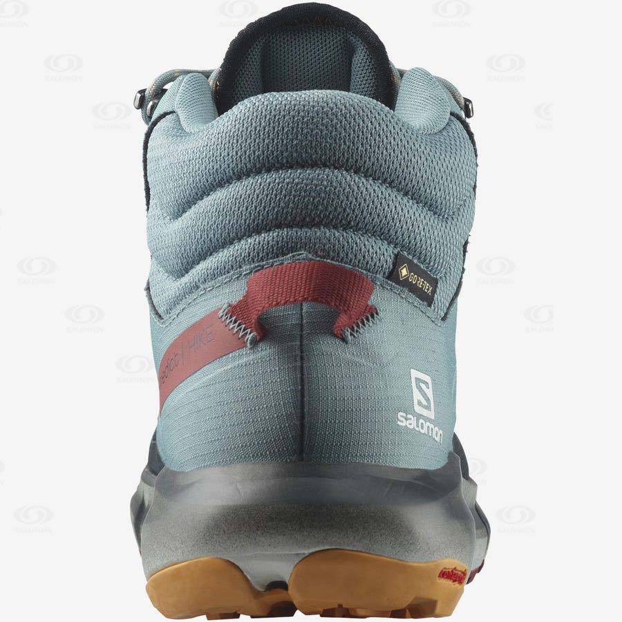 Botas Montaña Salomon PREDICT HIKE MID GORE-TEX Hombre Turquesa | MX-O2321