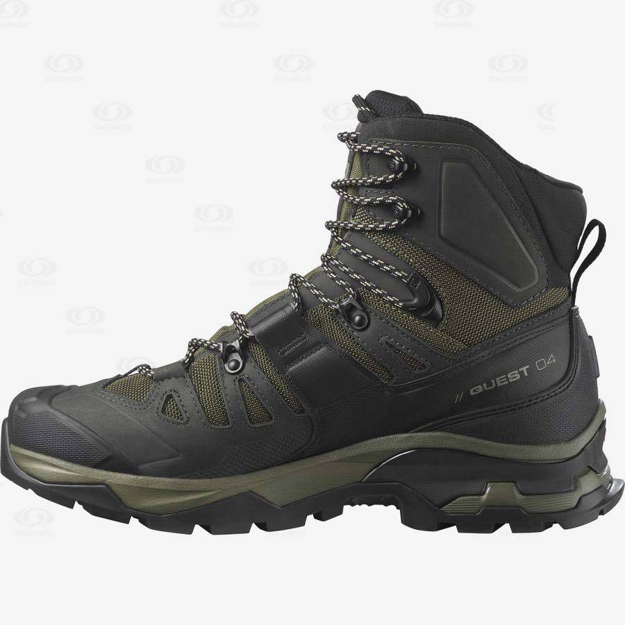 Botas Montaña Salomon QUEST 4 GORE-TEX Hombre Verde Oliva | MX-A1472