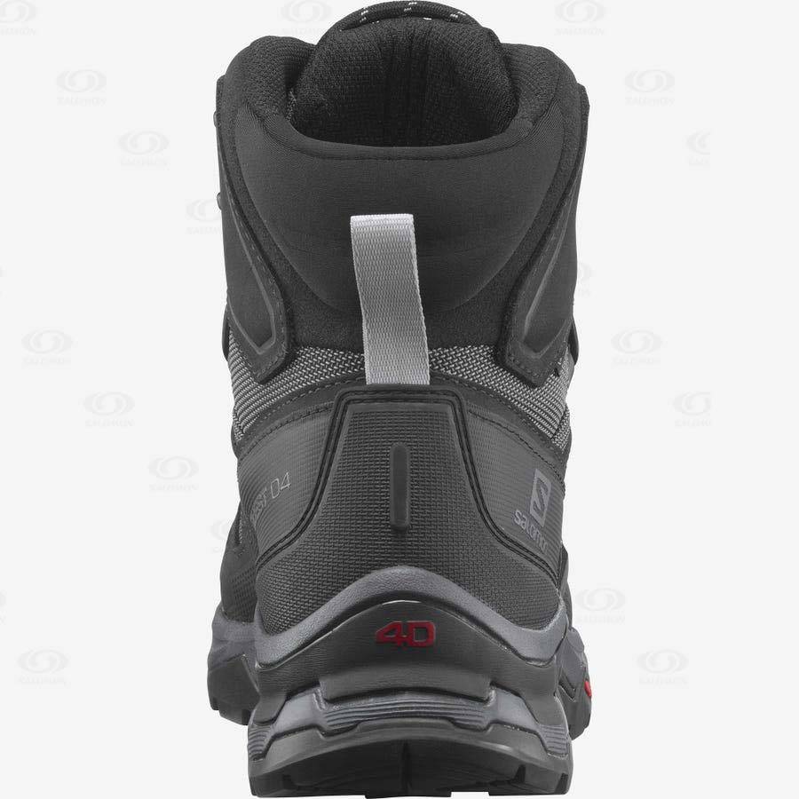 Botas Montaña Salomon QUEST 4 GORE-TEX Hombre Grises Negros | MX-O1474