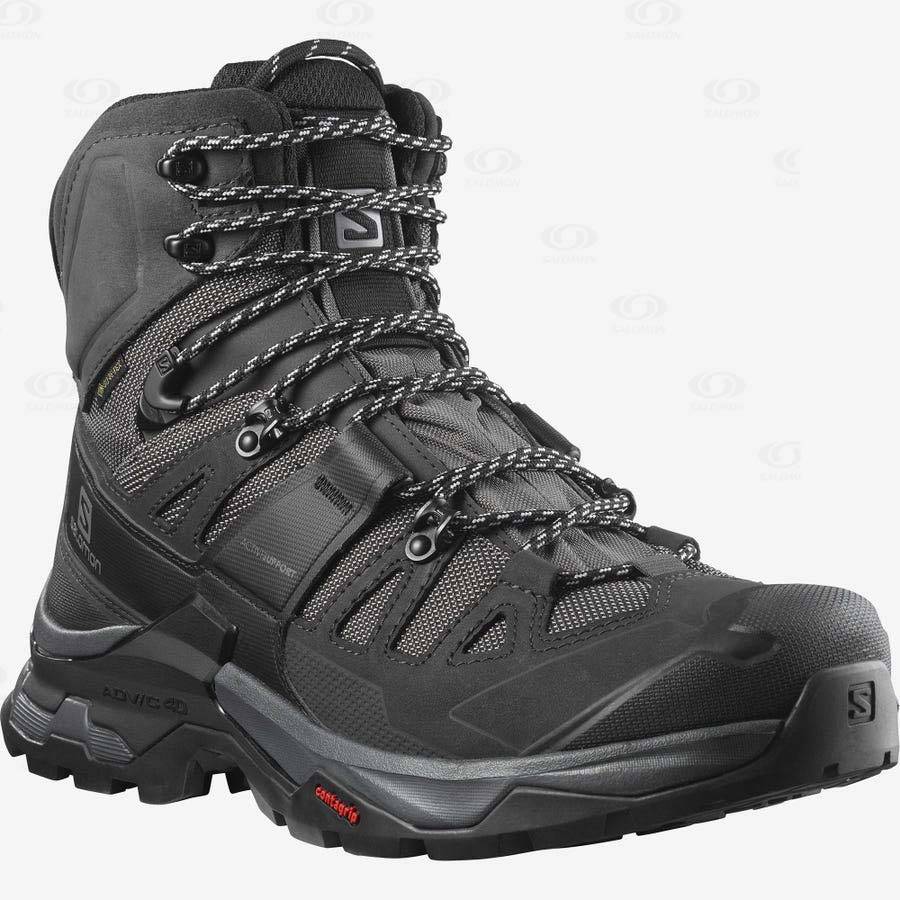 Botas Montaña Salomon QUEST 4 GORE-TEX Hombre Grises Negros | MX-O1474