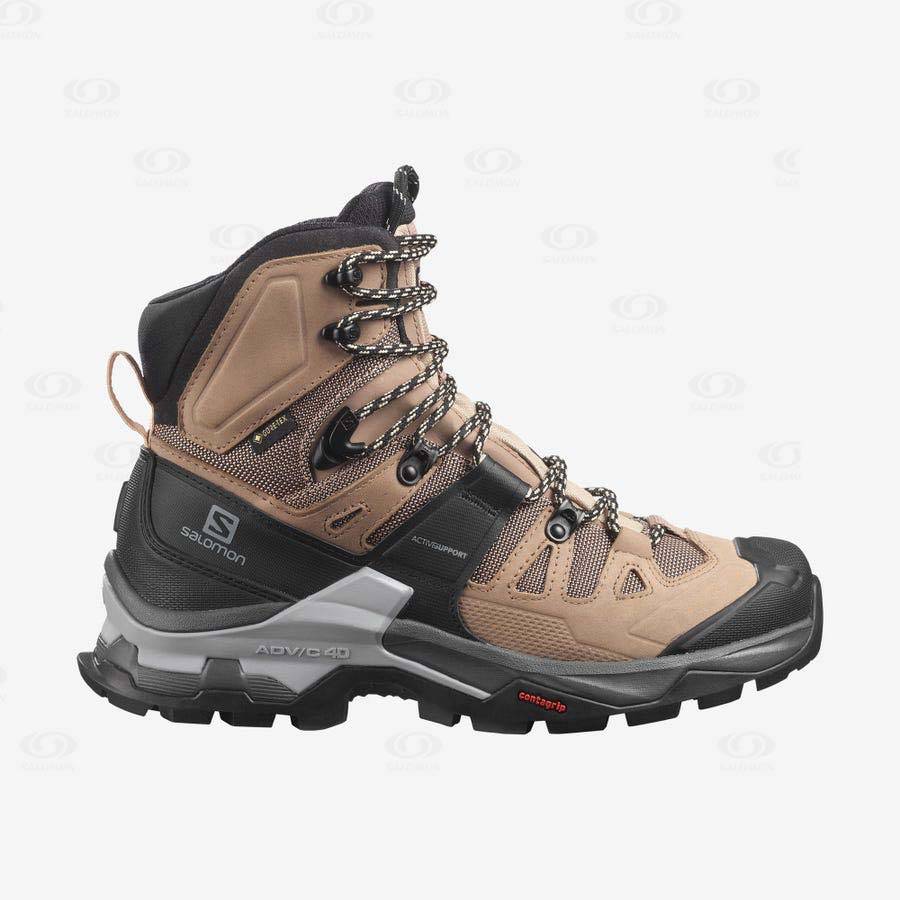 Botas Montaña Salomon QUEST 4 GORE-TEX Mujer Marrom | MX-O1469