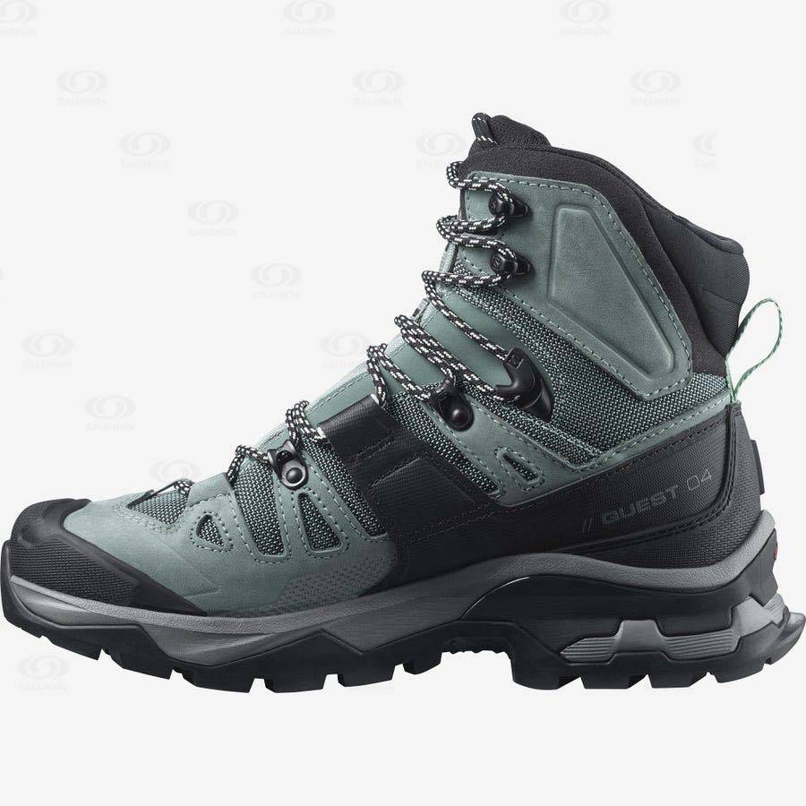 Botas Montaña Salomon QUEST 4 GORE-TEX Mujer Azules | MX-S1268