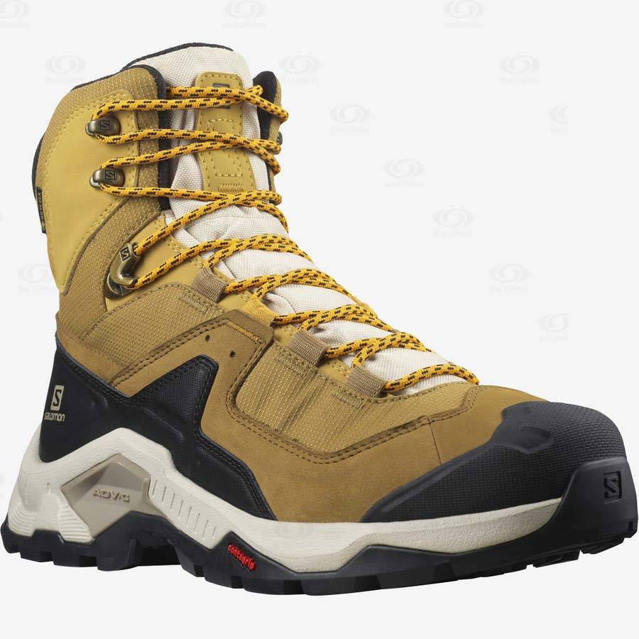 Botas Montaña Salomon QUEST ELEMENT GORE-TEX Hombre Amarillos | MX-M1580