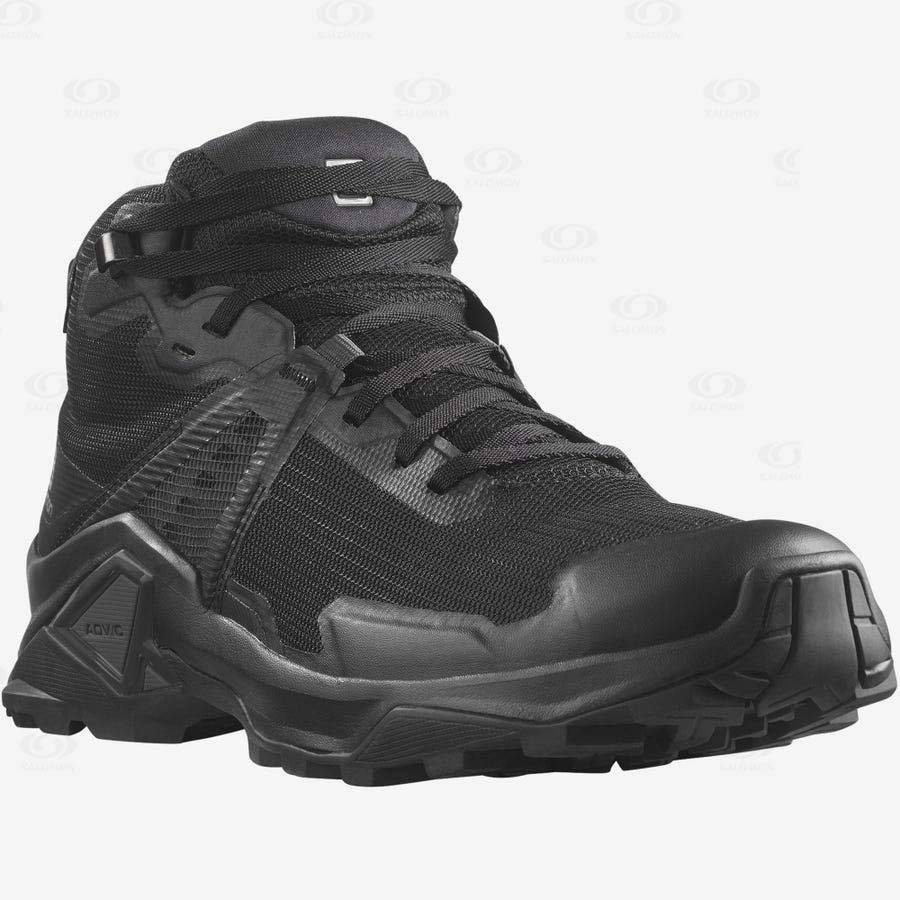 Botas Montaña Salomon X RAISE 2 MID GORE-TEX Hombre Grises Negros | MX-S1632