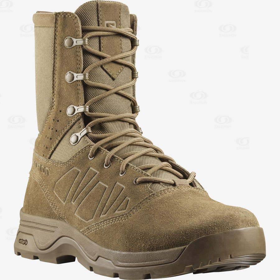 Botas Tácticas Salomon GUARDIAN WIDE Hombre Marrom | MX-O1833