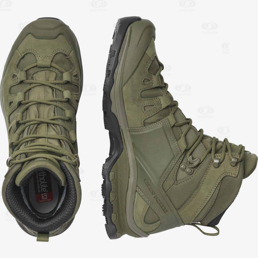 Botas Tácticas Salomon QUEST 4D FORCES 2 EN Hombre Verdes | MX-O1819