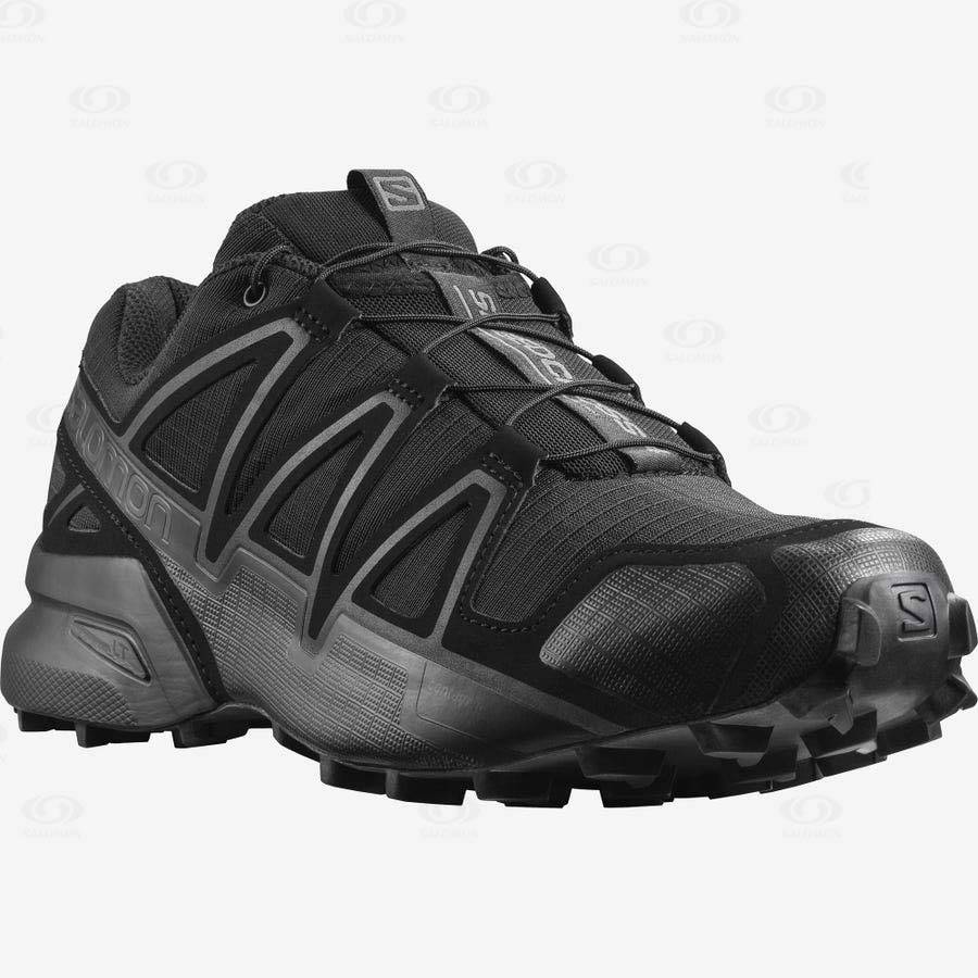 Botas Tácticas Salomon SPEEDCROSS 4 WIDE FORCES Hombre Negros | MX-O1182