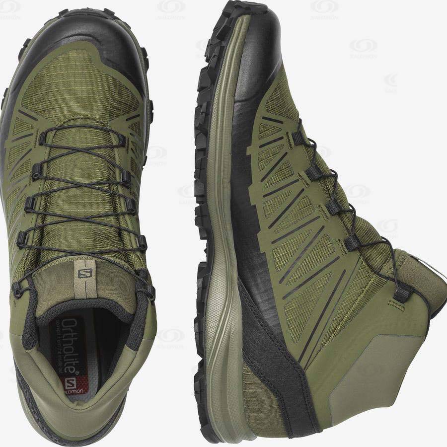 Botas Tácticas Salomon SPEED ASSAULT Hombre Verde Oliva | MX-S1016