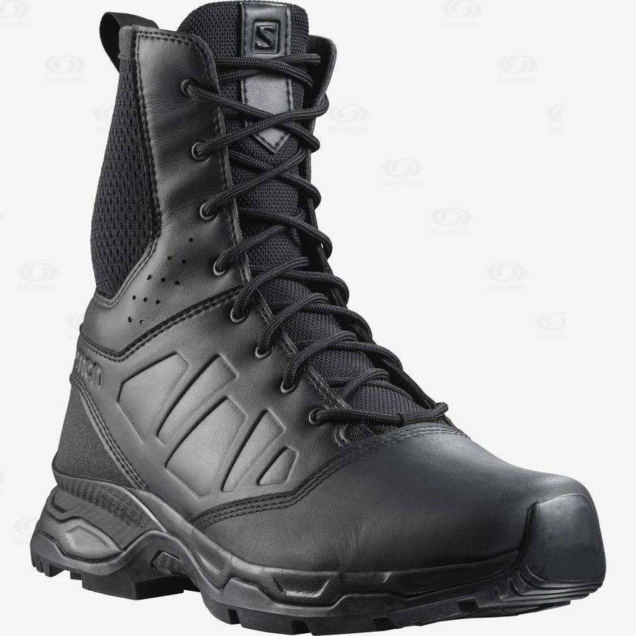 Botas Tácticas Salomon URBAN JUNGLE ULTRA SIDE ZIP Hombre Negros | MX-W1210