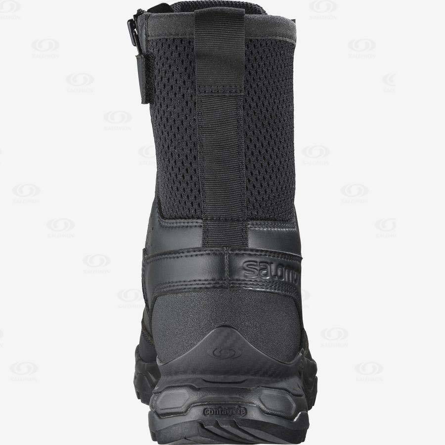 Botas Tácticas Salomon URBAN JUNGLE ULTRA SIDE ZIP Hombre Negros | MX-W1210