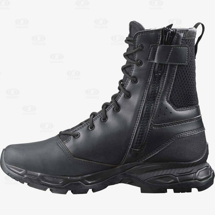 Botas Tácticas Salomon URBAN JUNGLE ULTRA SIDE ZIP Hombre Negros | MX-W1210