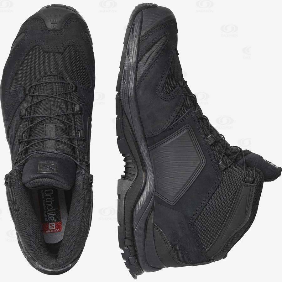 Botas Tácticas Salomon XA FORCES MID EN Hombre Negros | MX-O2204