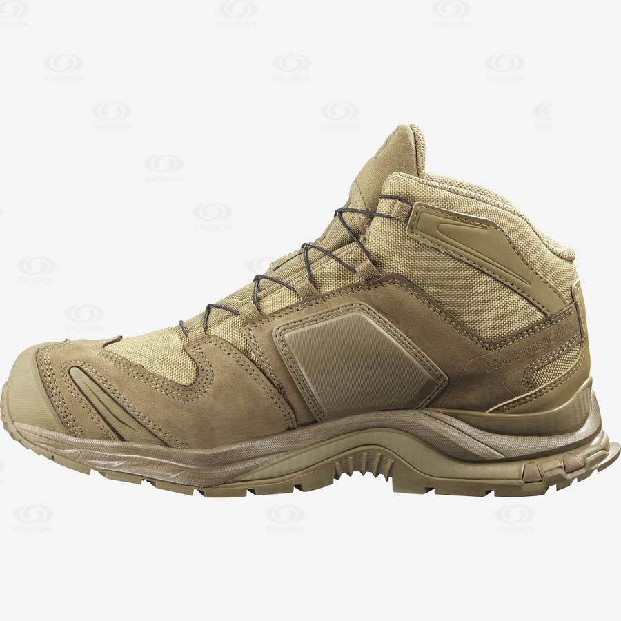 Botas Tácticas Salomon XA FORCES MID GORE-TEX Hombre Marrom | MX-L2355