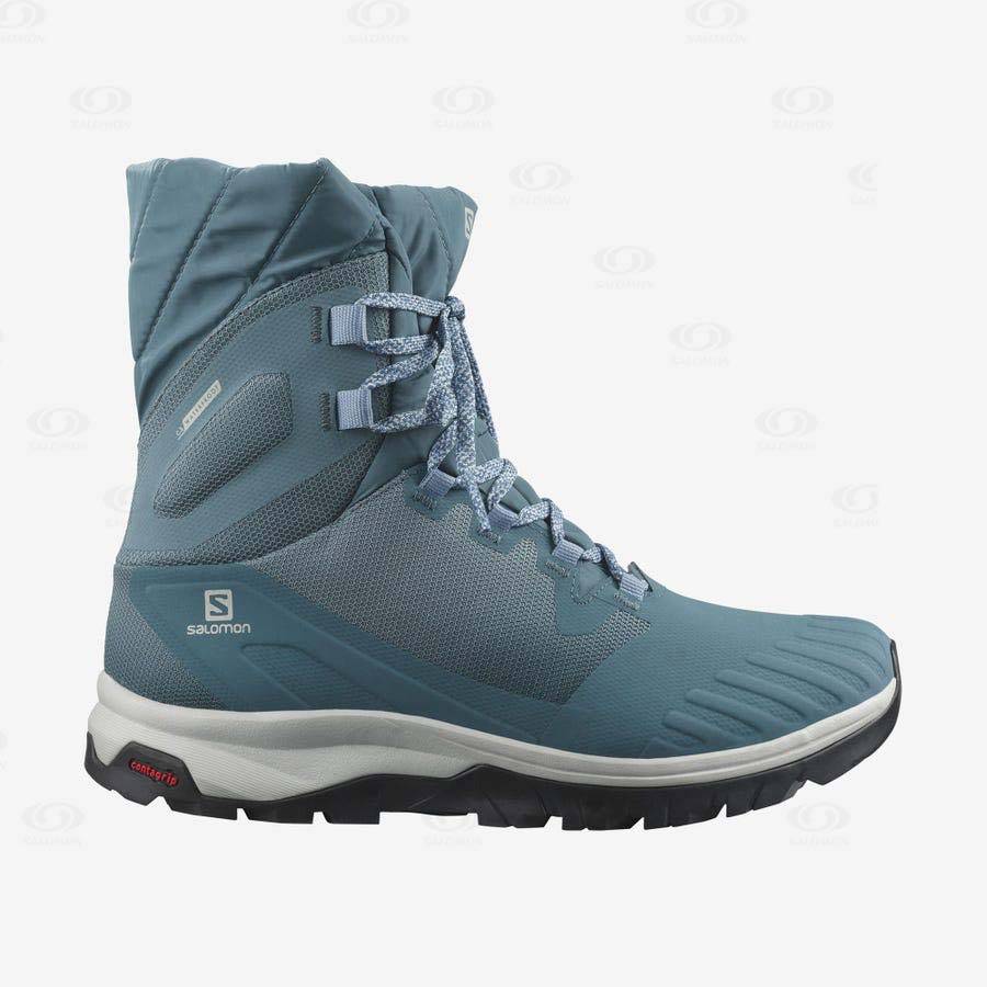 Botas de Invierno Salomon VAYA POWDER TS CSWP Mujer Azules | MX-N1036