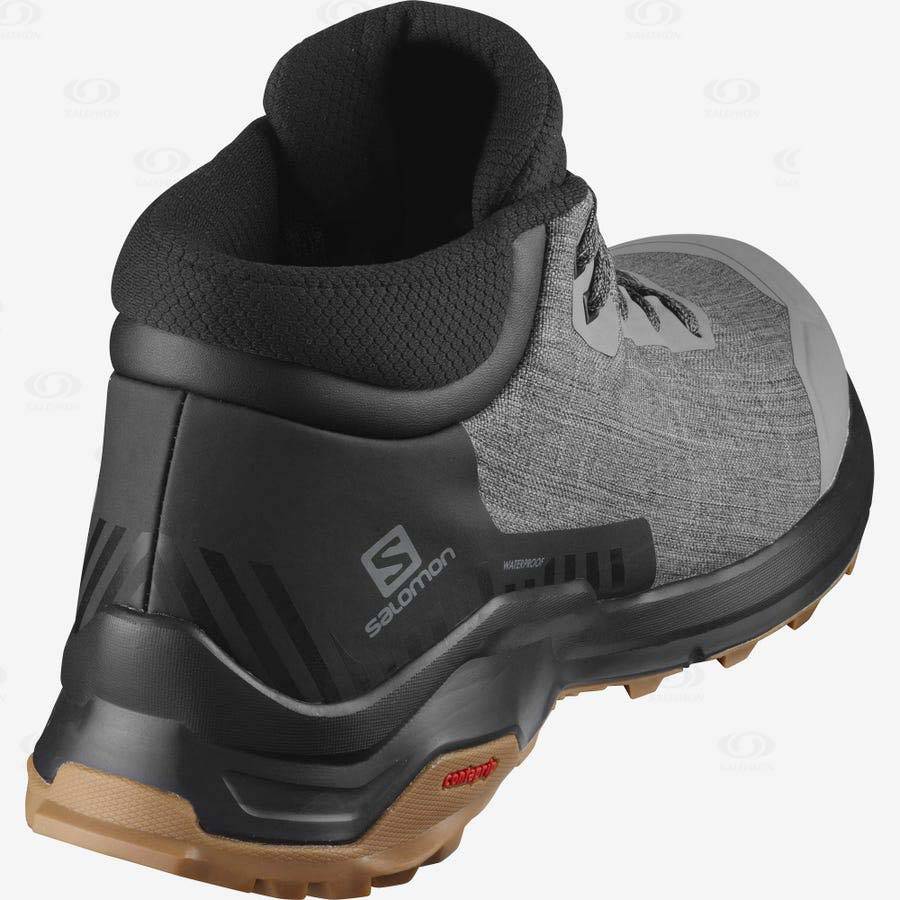 Botas de Invierno Salomon X REVEAL CHUKKA CLIMASALOMON™ WATERPROOF Hombre Grises | MX-M1370