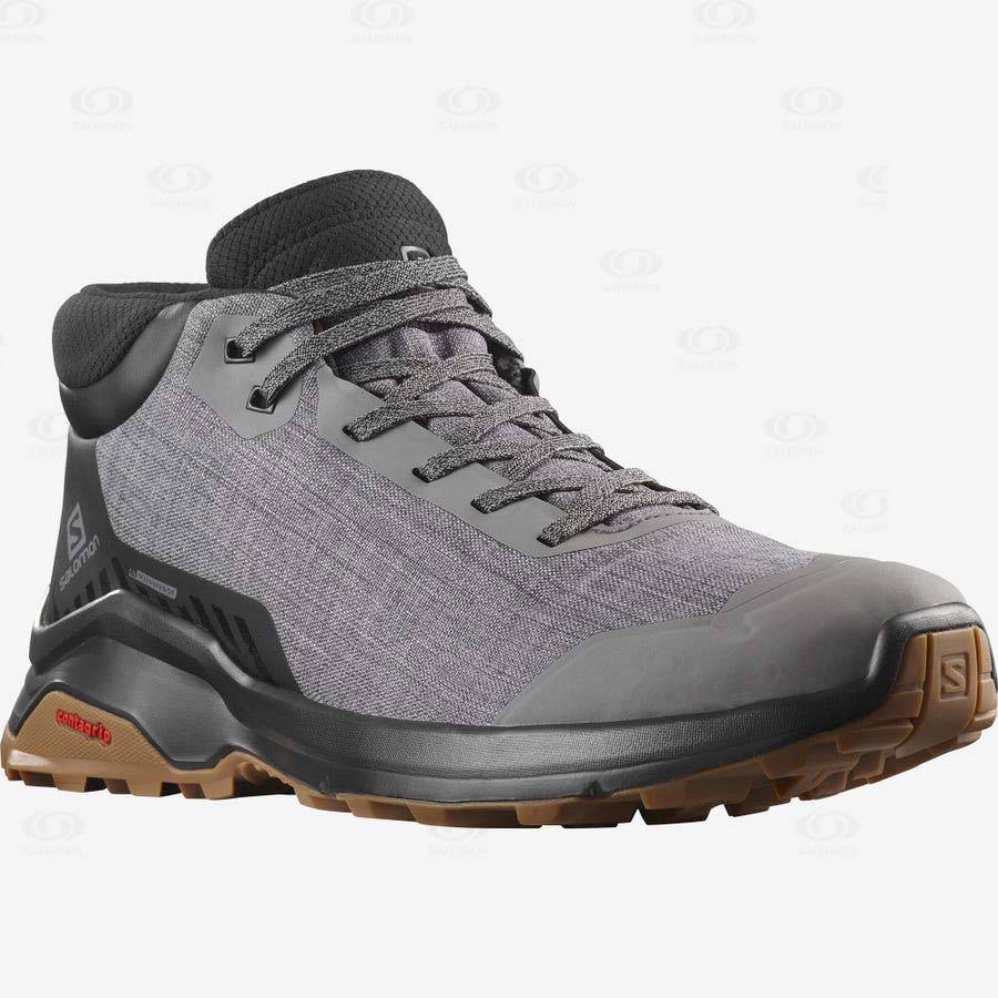 Botas de Invierno Salomon X REVEAL CHUKKA CLIMASALOMON™ WATERPROOF Hombre Grises | MX-M1370