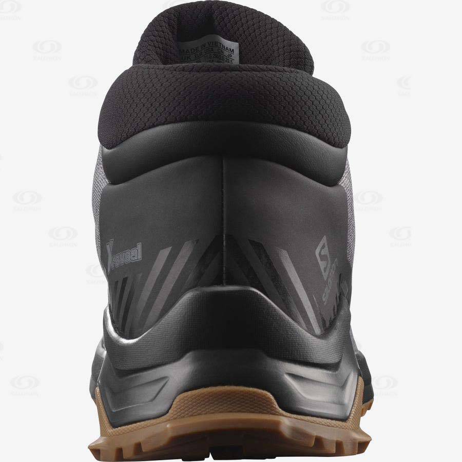 Botas de Invierno Salomon X REVEAL CHUKKA CLIMASALOMON™ WATERPROOF Hombre Grises | MX-M1370