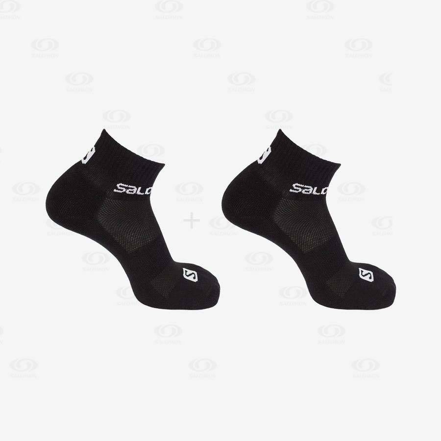 Calcetines Salomon EVASION 2-PACK Hombre Negros | MX-O1420