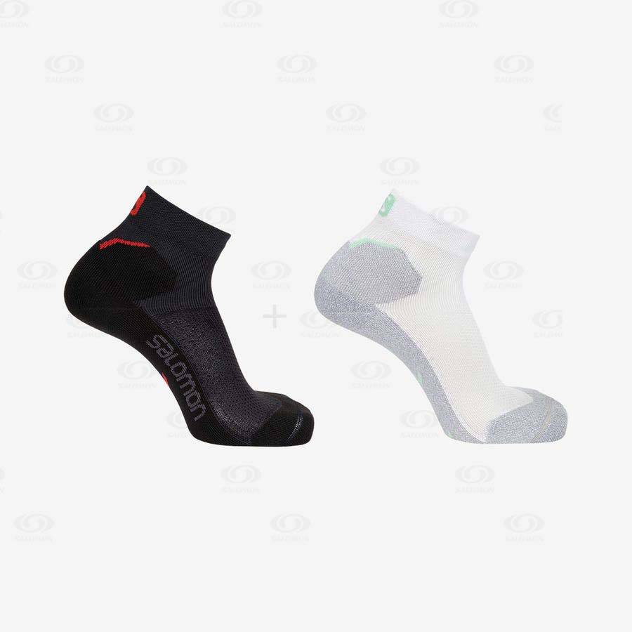 Calcetines Salomon SPEEDCROSS ANKLE 2-PACK Mujer Blancos | MX-L2194