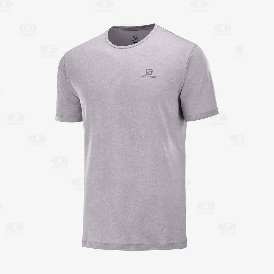 Camiseta Salomon AGILE TRAINING Hombre Blancos | MX-A2039