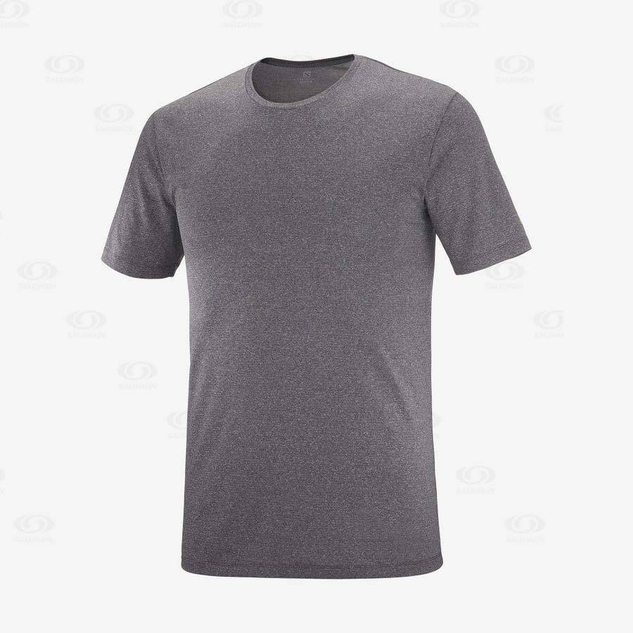 Camiseta Salomon AGILE TRAINING Hombre Grises | MX-O1397