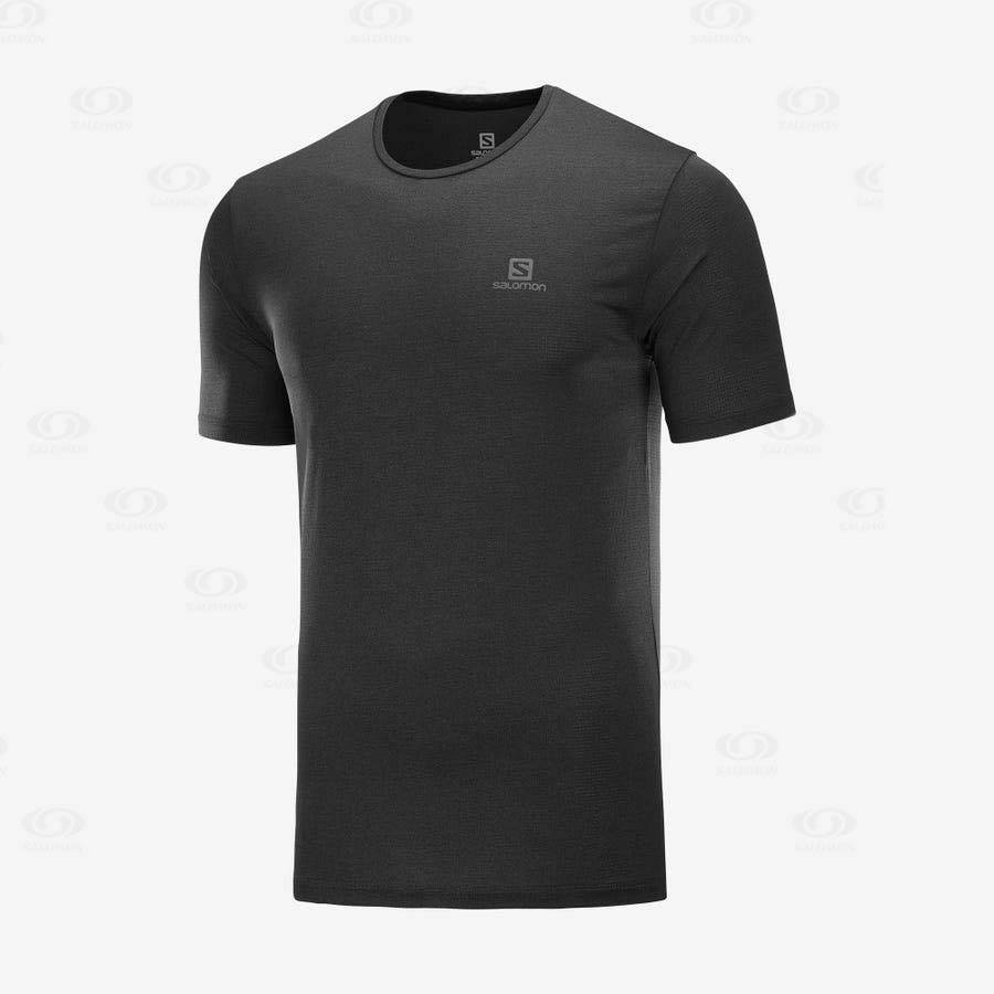 Camiseta Salomon AGILE TRAINING Hombre Negros | MX-N1071