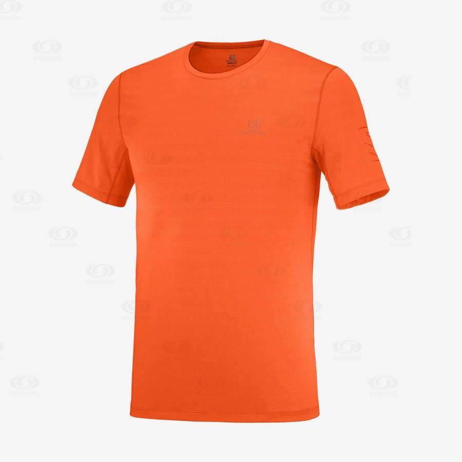 Camiseta Salomon OUTLINE Hombre Naranjas | MX-O1371