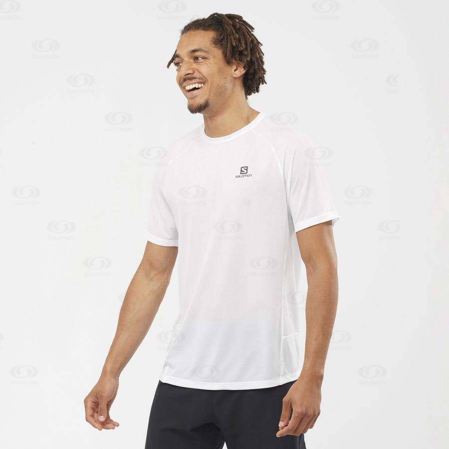 Camiseta Salomon PROMO CROSS REBEL Hombre Blancos | MX-O1201