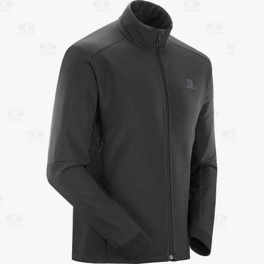 Chaqueta Softshell Salomon Chaquetas AGILE SOFTSHELL Hombre Negros | MX-L1207