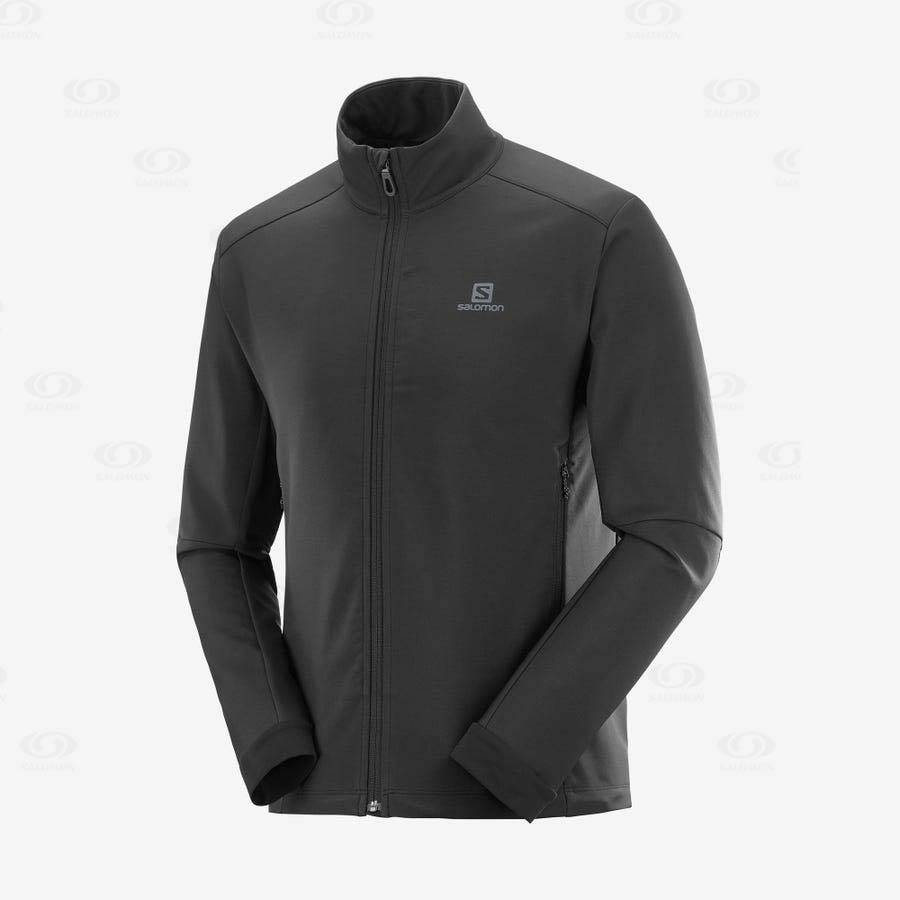 Chaqueta Softshell Salomon Chaquetas AGILE SOFTSHELL Hombre Negros | MX-L1207