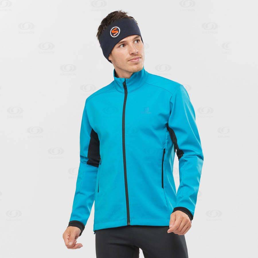 Chaqueta Softshell Salomon Chaquetas AGILE SOFTSHELL Hombre Azules | MX-M1930