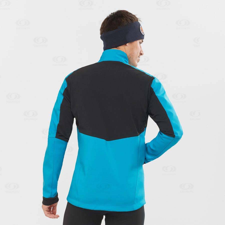 Chaqueta Softshell Salomon Chaquetas AGILE SOFTSHELL Hombre Azules | MX-M1930