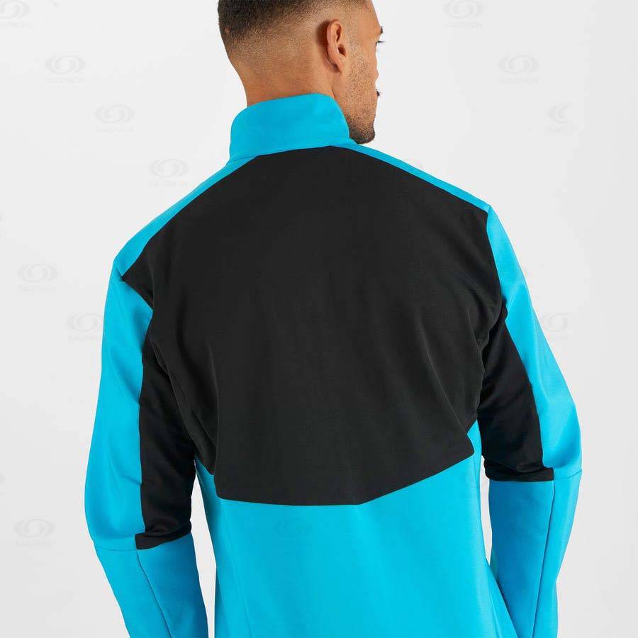 Chaqueta Softshell Salomon Chaquetas AGILE SOFTSHELL Hombre Azules | MX-M1930