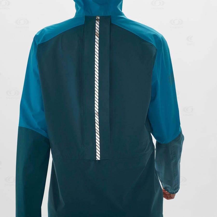 Chaqueta Softshell Salomon Chaquetas BONATTI TRAIL Mujer Azules | MX-A2046