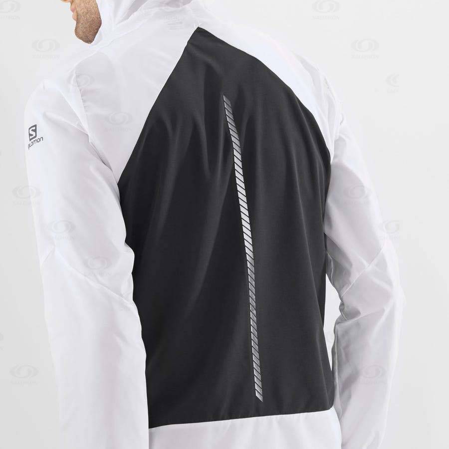 Chaqueta Softshell Salomon Chaquetas BONATTI CROSS WIND Hombre Blancos | MX-L1571