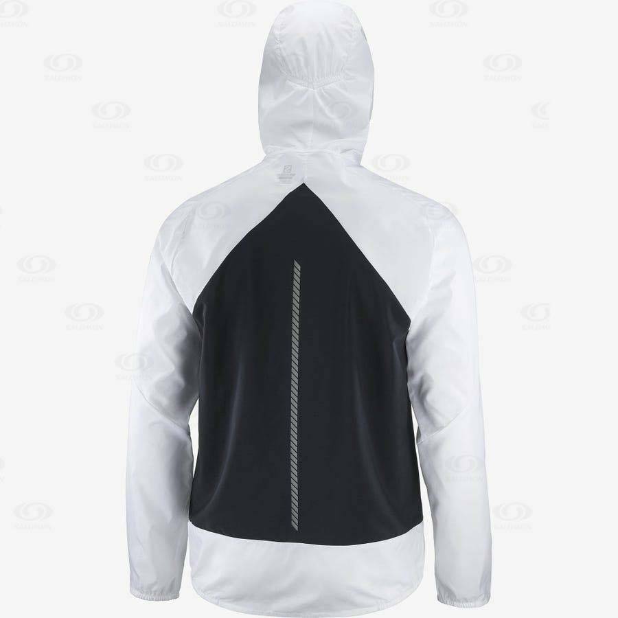 Chaqueta Softshell Salomon Chaquetas BONATTI CROSS WIND Hombre Blancos | MX-L1571