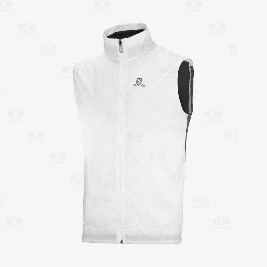 Chaqueta Softshell Salomon Chaquetas BONATTI AERO HYBRID Hombre Blancos | MX-L1662