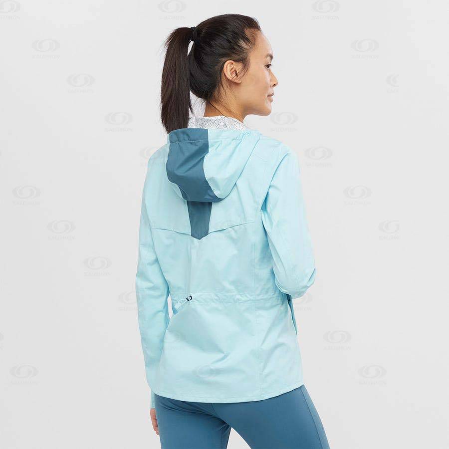 Chaqueta Softshell Salomon Chaquetas BONATTI WATERPROOF Mujer Verde Menta | MX-L2110