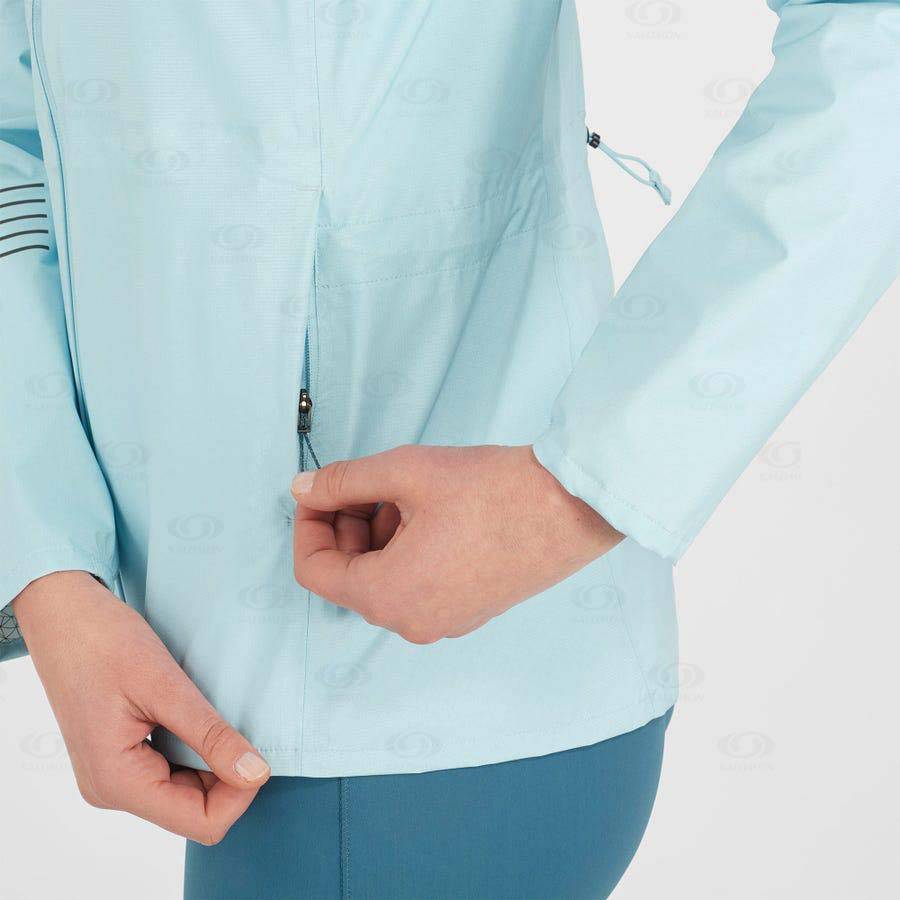 Chaqueta Softshell Salomon Chaquetas BONATTI WATERPROOF Mujer Verde Menta | MX-L2110