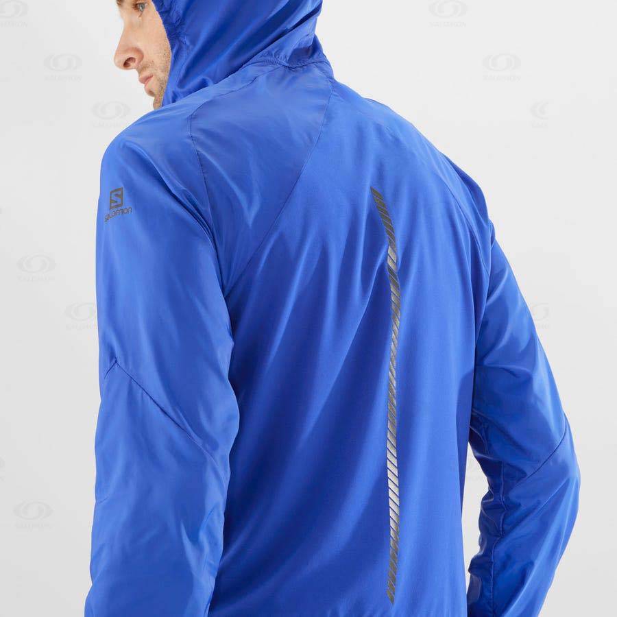 Chaqueta Softshell Salomon Chaquetas BONATTI CROSS WIND Hombre Azules | MX-N1582